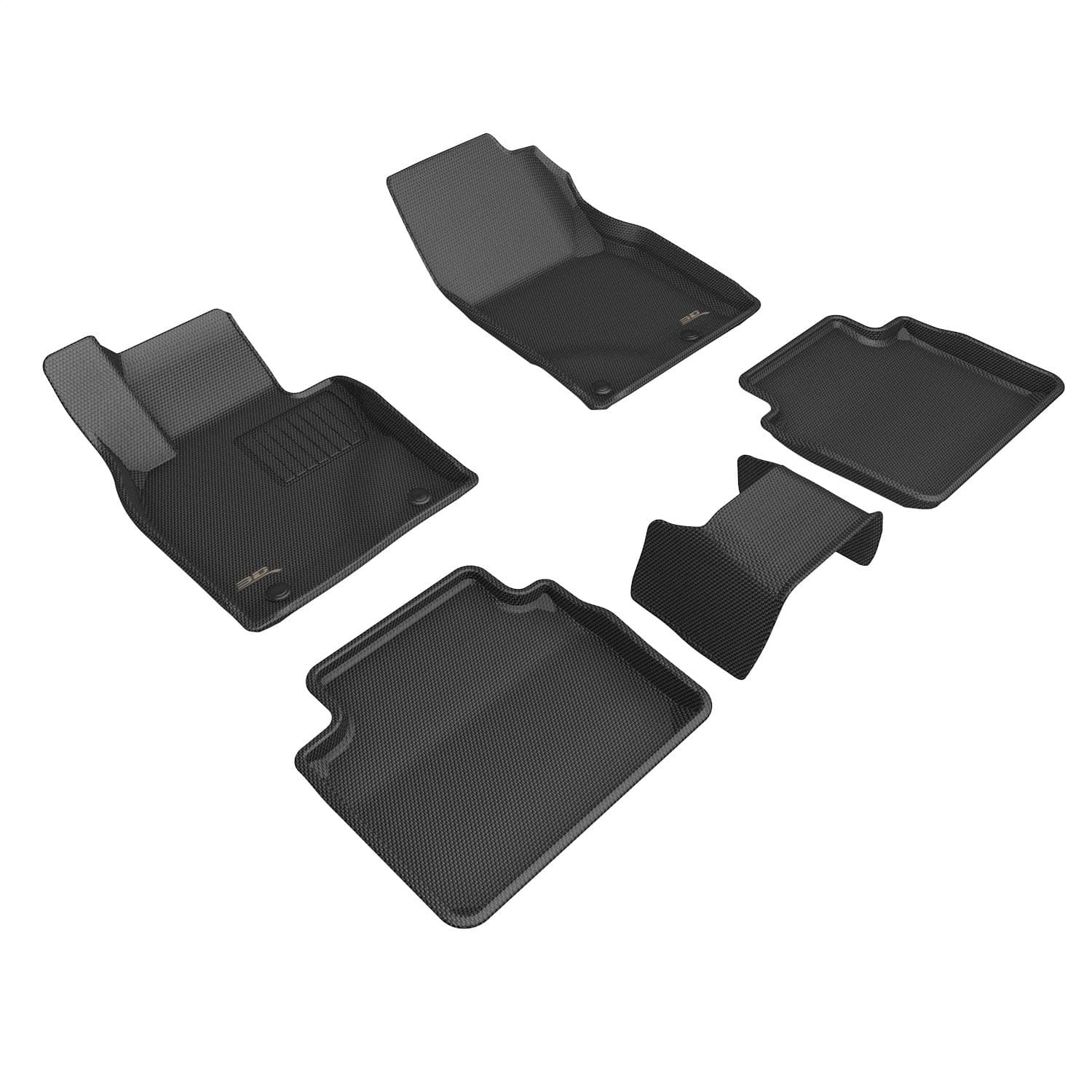 3D MAXpider - L1MZ08101509 - Front and Rear - Floor Mat Set image 1