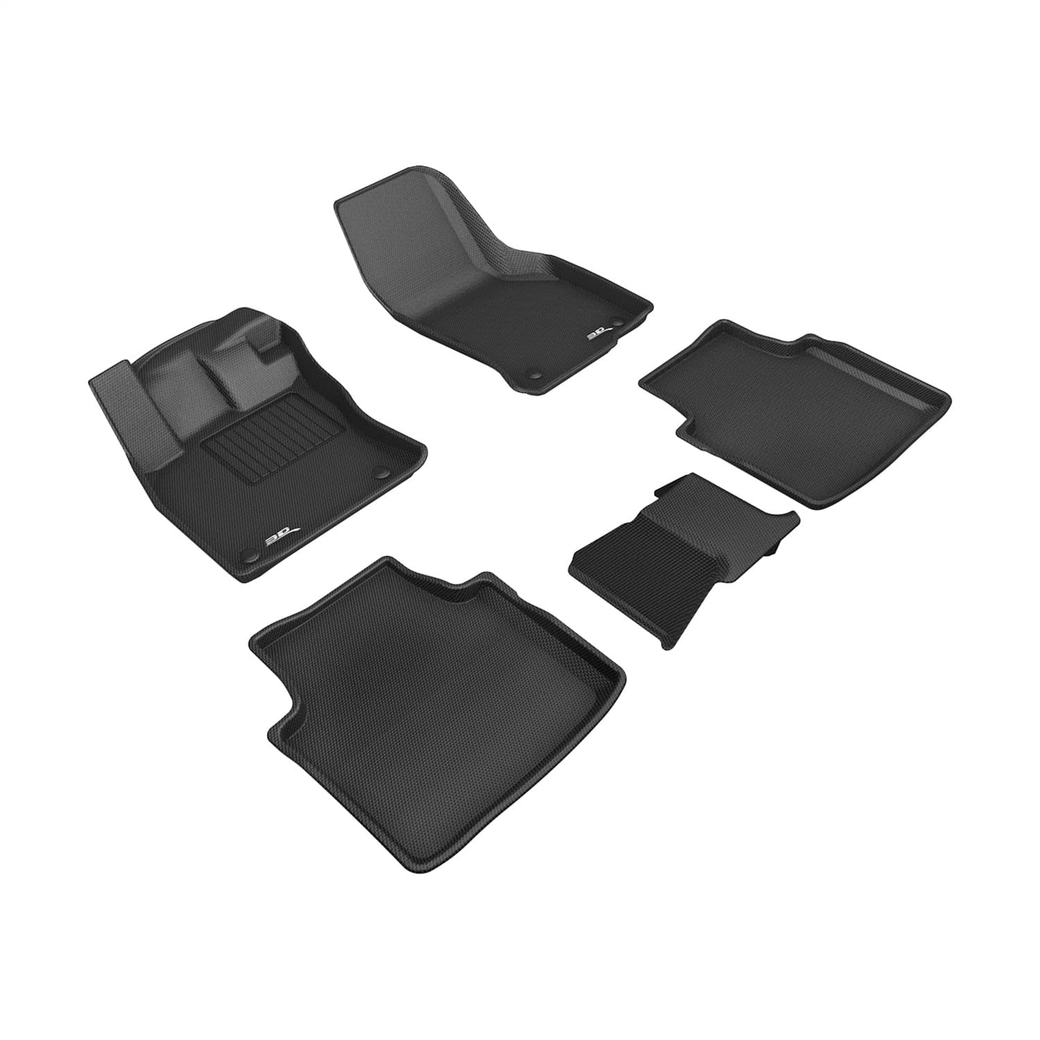 3D MAXpider - L1VW09401509 - Front and Rear - Floor Mat Set image 1