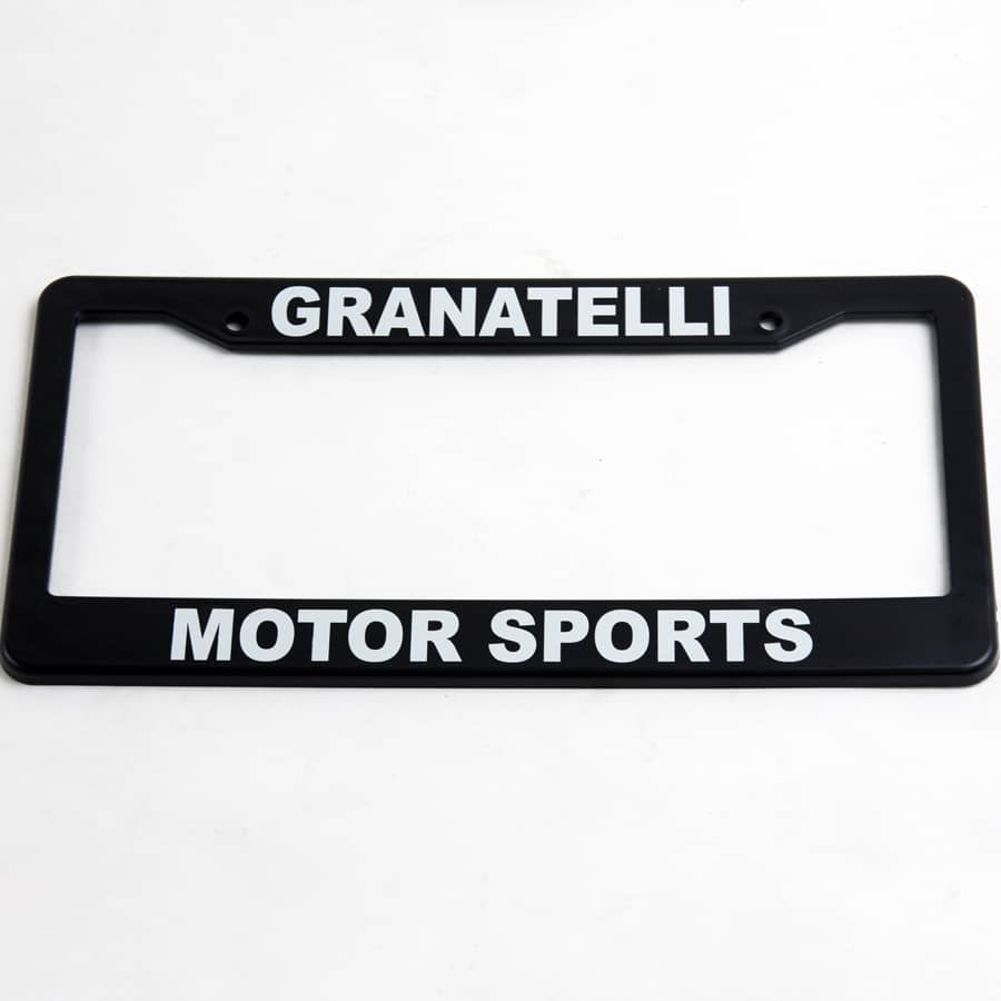 Granatelli Motor Sports - 100005 - License Plate Frame