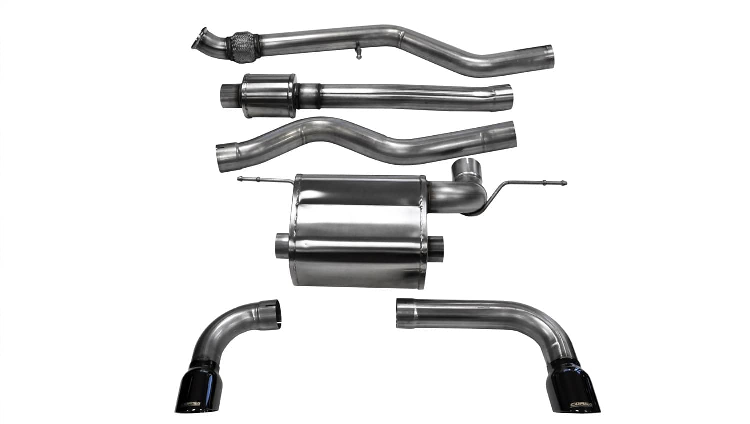 Corsa Performance - 14937BLK - Exhaust System Kit