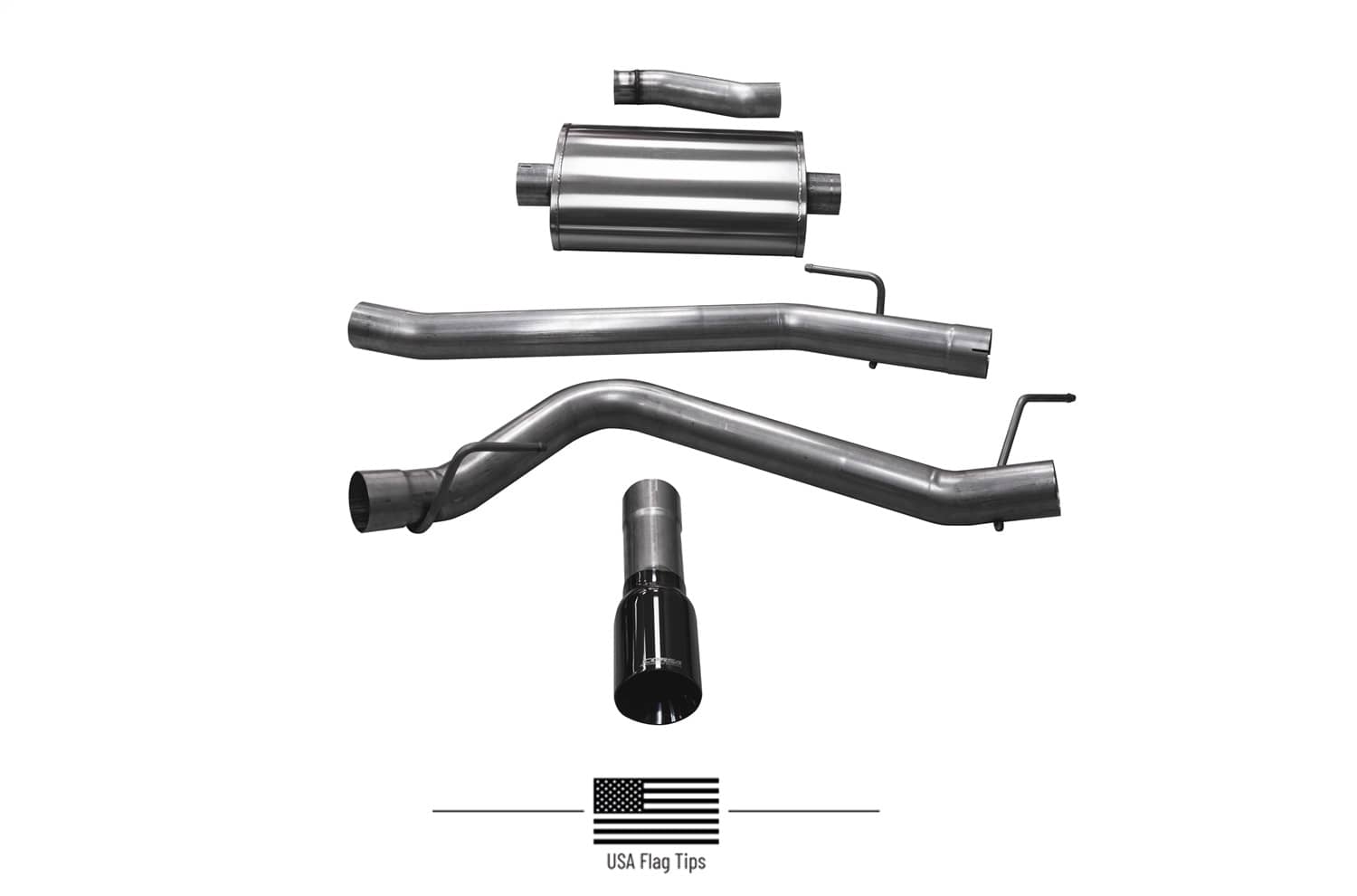 Corsa Performance - 21060BLKUSA - Exhaust System Kit