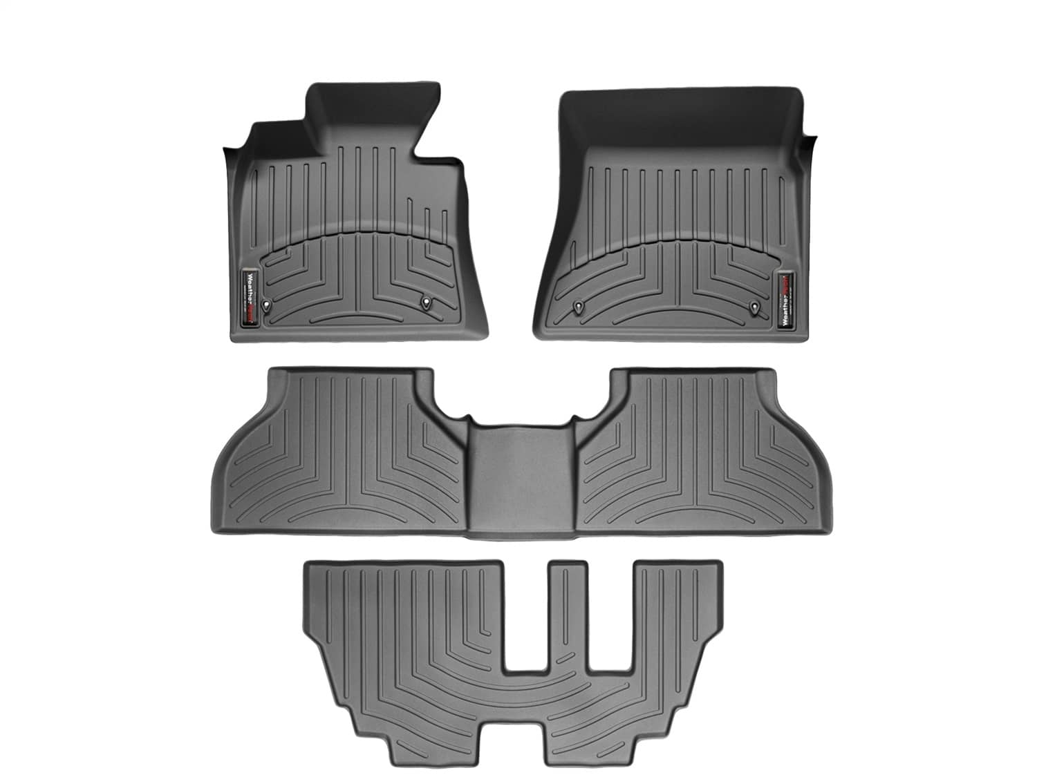 Weathertech - 44095-1-2-3 - Front Rear and Third Row - Floor Mat Set