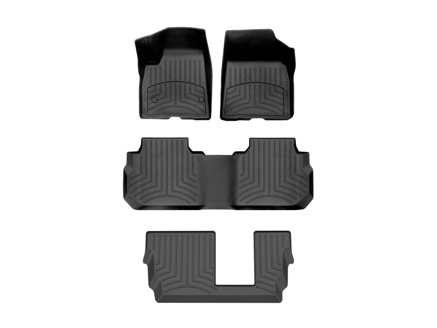 Weathertech - 441080-1-2-4IM - Front Rear and Third Row - Floor Mat Set