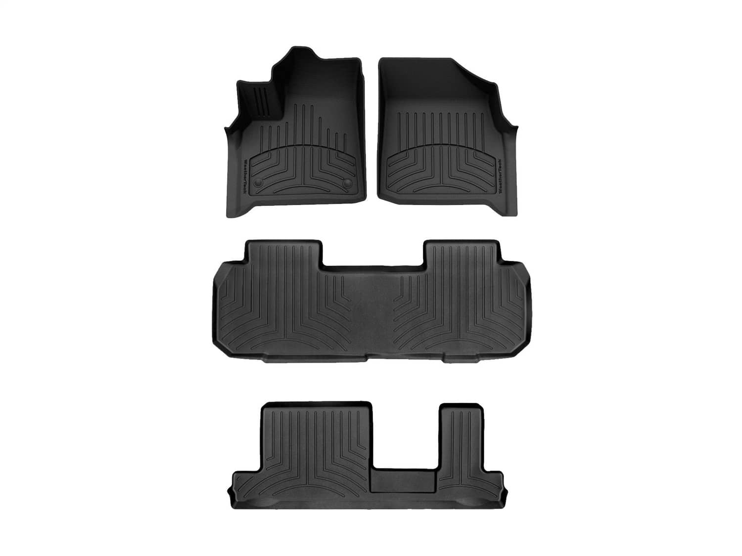 Weathertech - 441228-1-3-4IM - Front Rear and Third Row - Floor Mat Set