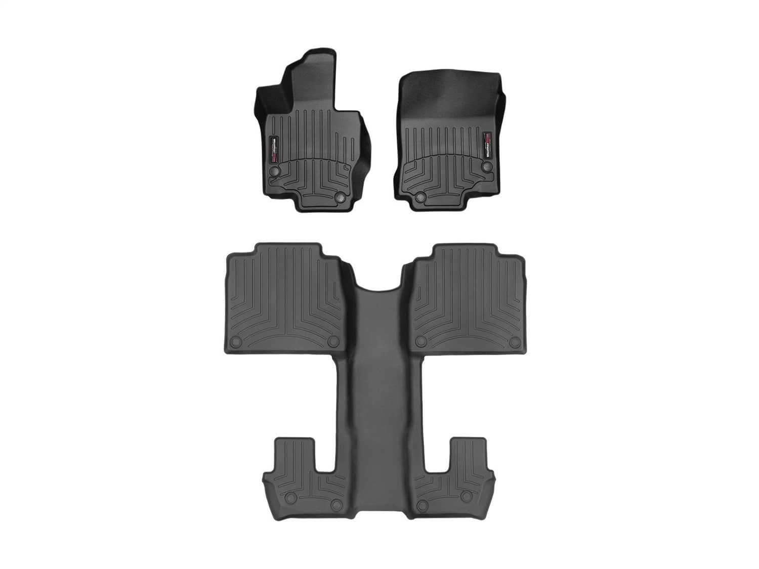 Weathertech - 4415331-4415952 - Front Rear and Third Row - Floor Mat Set