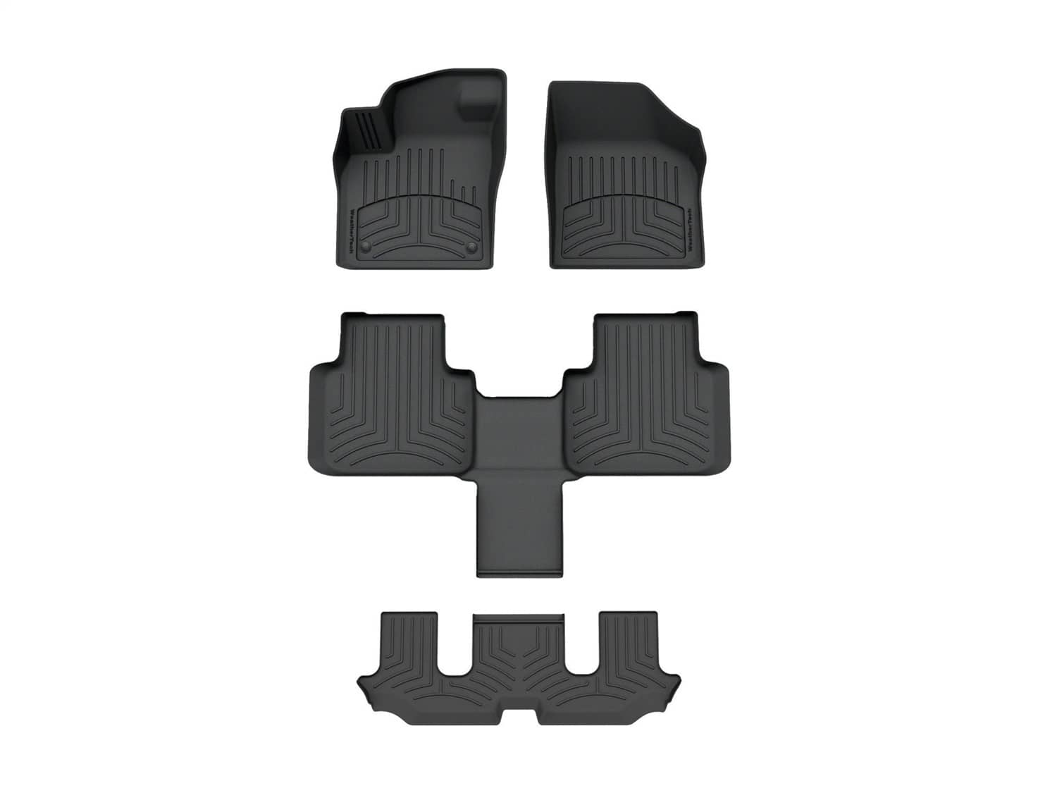 Weathertech - 4415501-441084-2-5IM - Front Rear and Third Row - Floor Mat Set