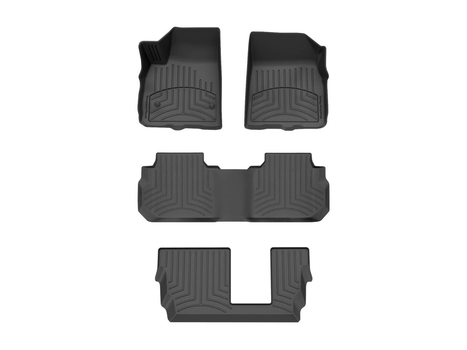 Weathertech - 4415741-441080-2-4IM - Front Rear and Third Row - Floor Mat Set