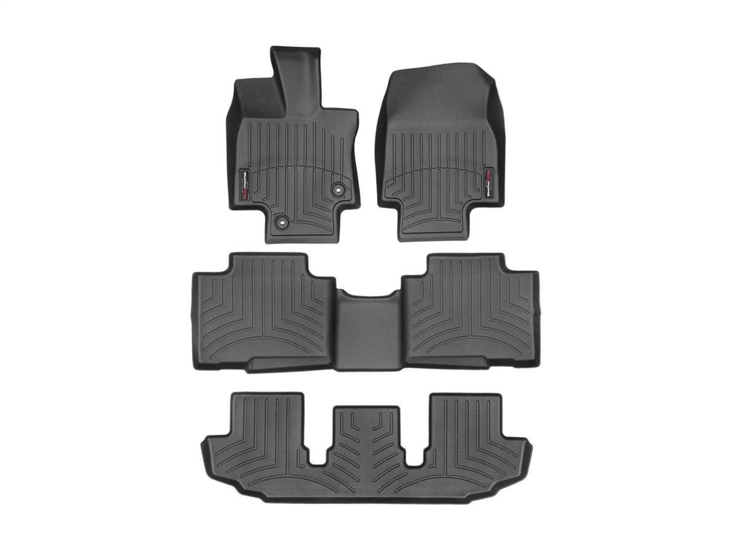 Weathertech - 441609-1-2-3 - Front Rear and Third Row - Floor Mat Set
