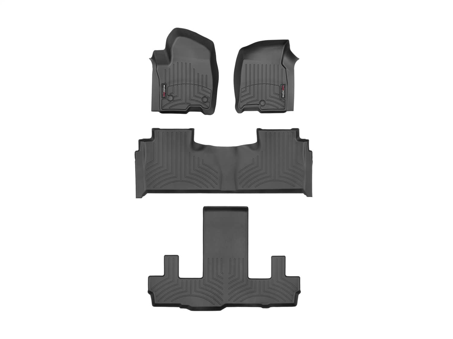 Weathertech - 441632-1-2-5 - Front Rear and Third Row - Floor Mat Set