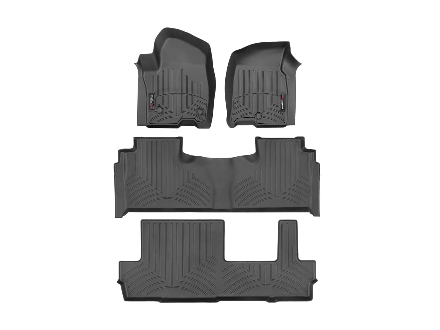 Weathertech - 441632-1-2-6 - Front Rear and Third Row - Floor Mat Set
