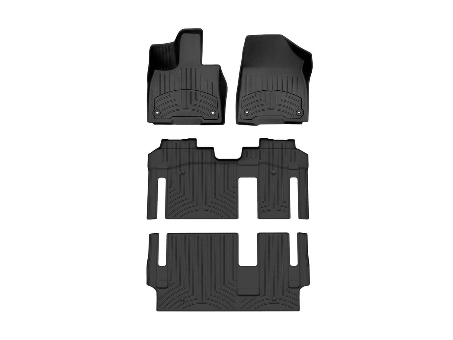 Weathertech - 441641-1-3-4IM - Front Rear and Third Row - Floor Mat Set