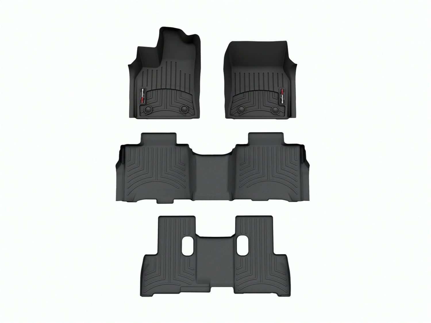 Weathertech - 441784-1-2-3 - Front Rear and Third Row - Floor Mat Set