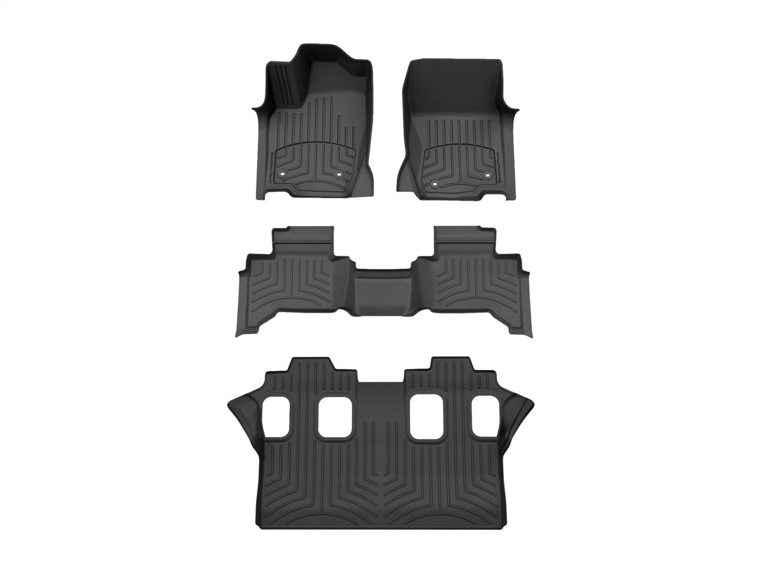 Weathertech - 441874-1-3-5IM - Front Rear and Third Row - Floor Mat Set