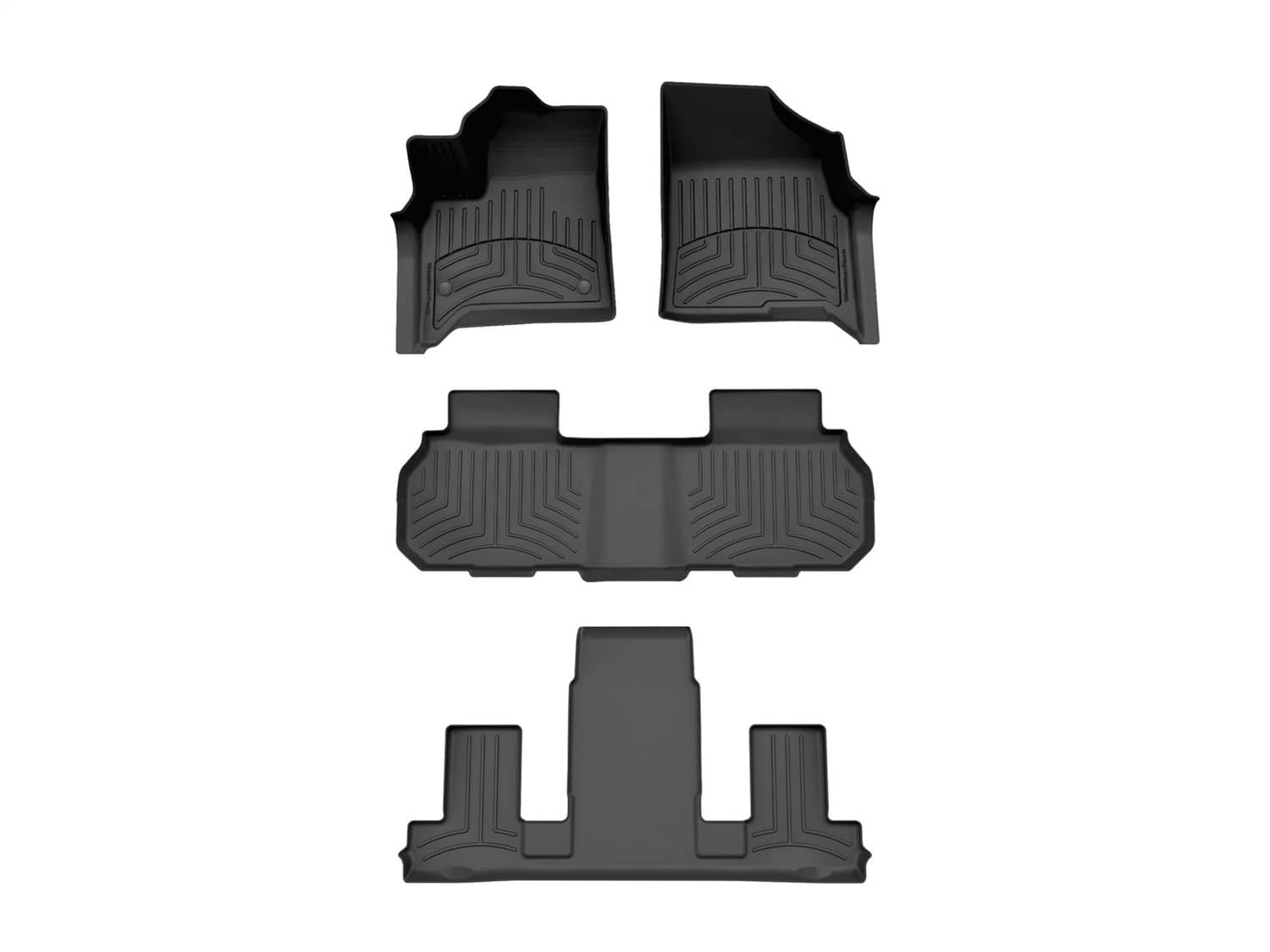 Weathertech - 441881-1-3-4IM - Front Rear and Third Row - Floor Mat Set