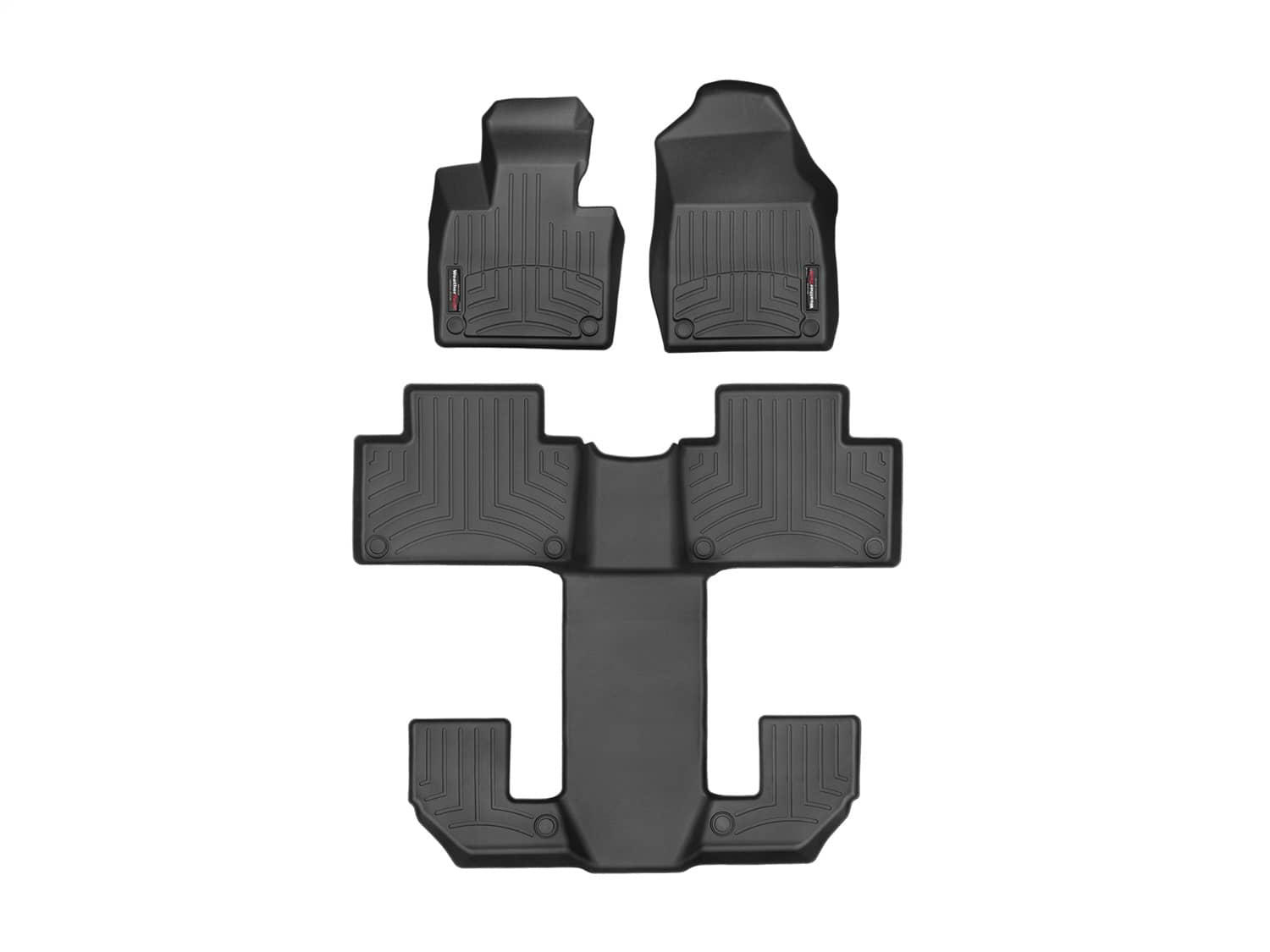 Weathertech - 44828-1-5 - Front Rear and Third Row - Floor Mat Set