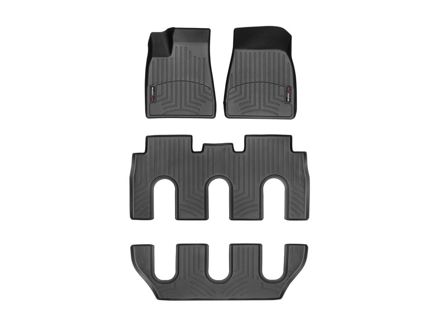 Weathertech - 44869-1-2-3 - Front Rear and Third Row - Floor Mat Set