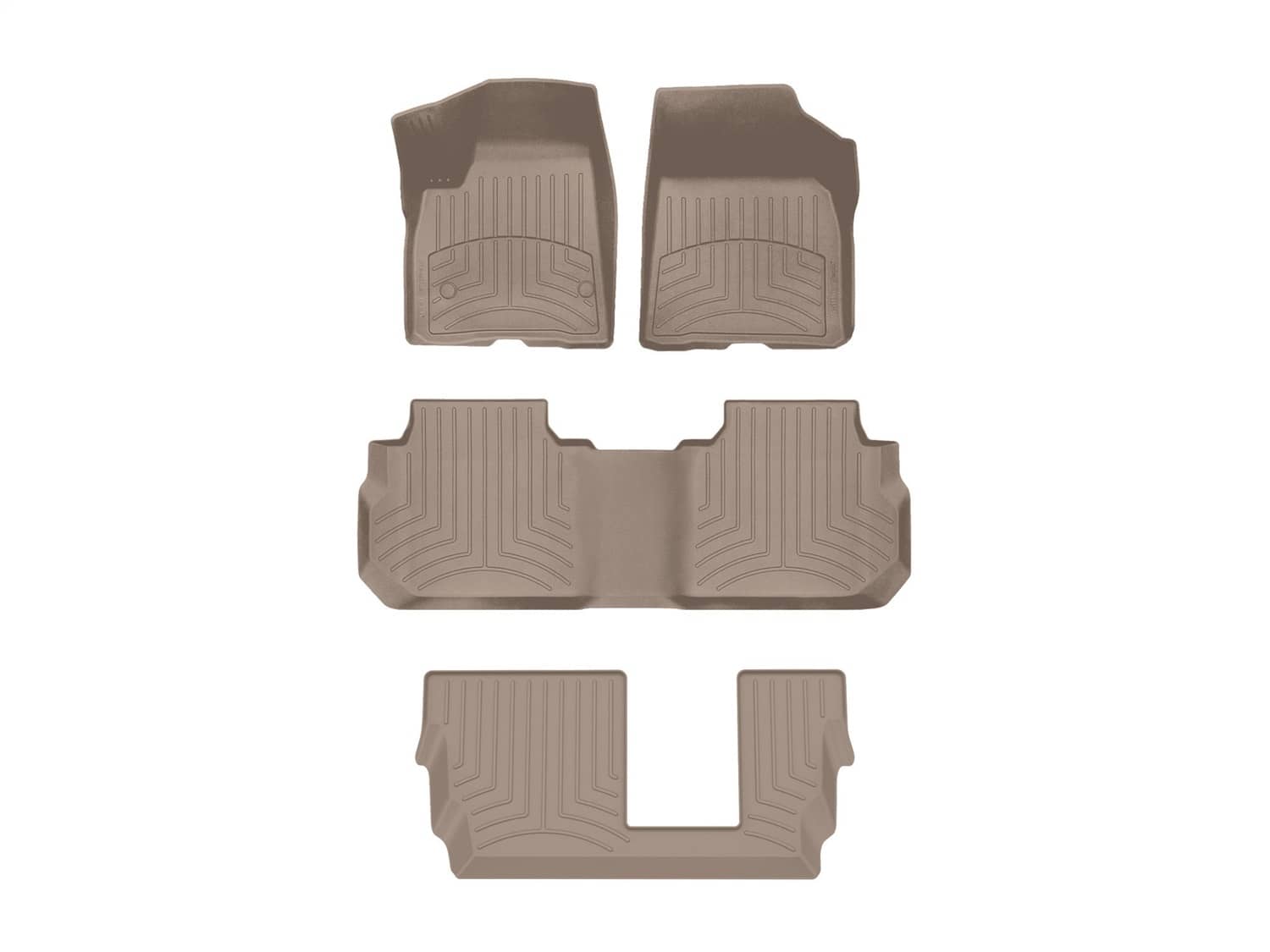 Weathertech - 451080-1-2-4IM - Front Rear and Third Row - Floor Mat Set
