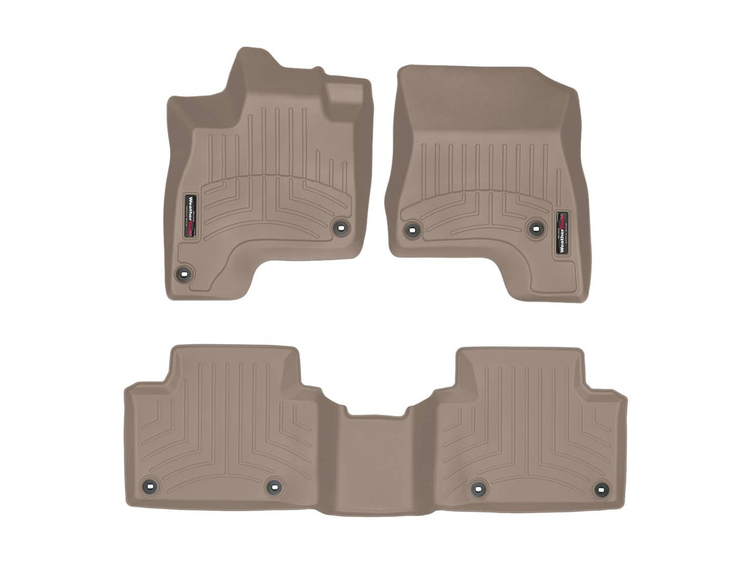 Weathertech - 451421-1-2 - Front and Rear - Floor Mat Set