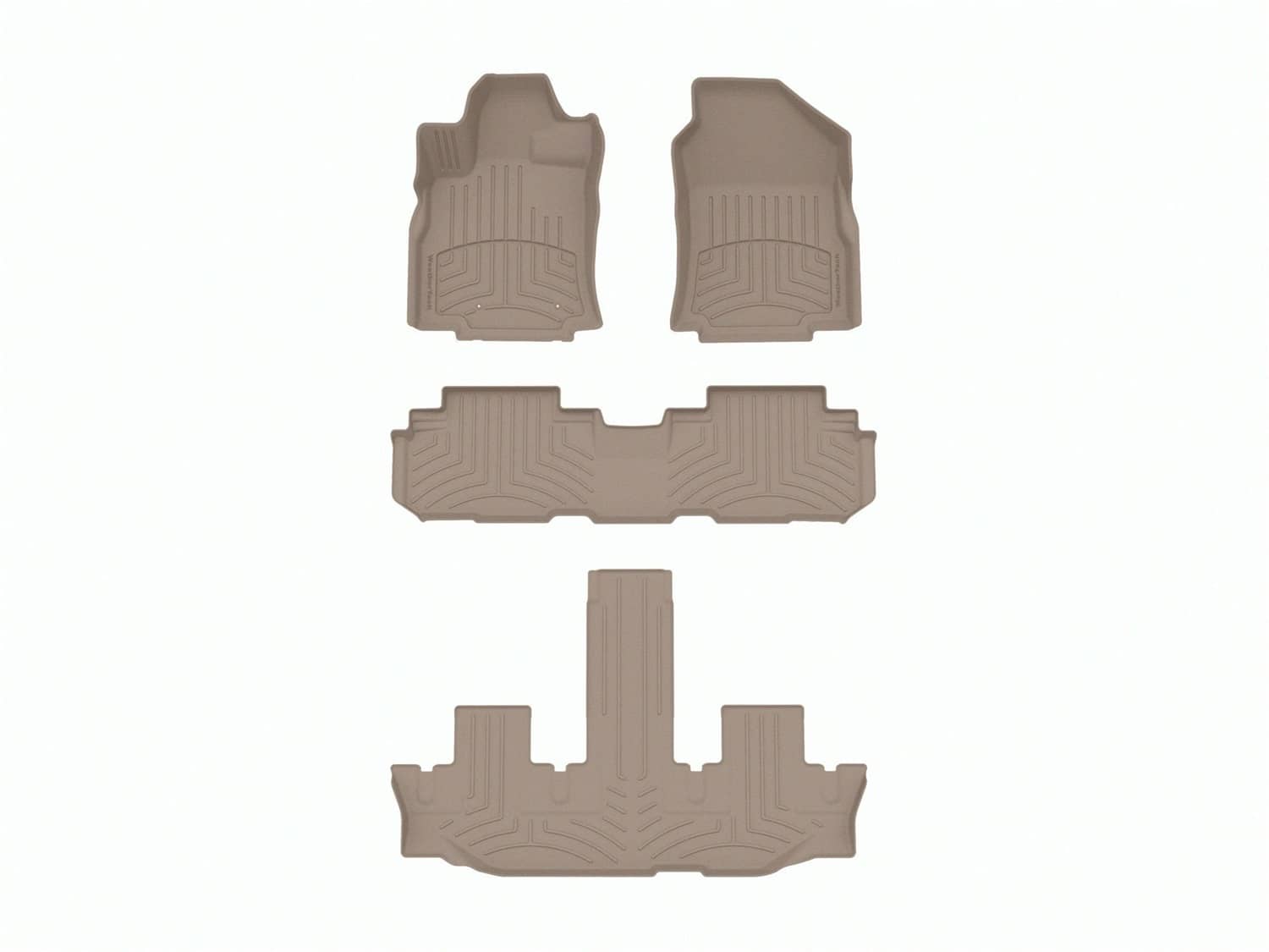 Weathertech - 451475-1-2-3IM - Front Rear and Third Row - Floor Mat Set
