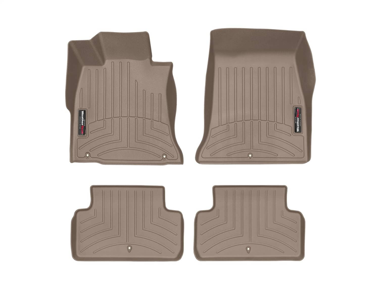 Weathertech - 4514831-4514792 - Front and Rear - Floor Mat Set