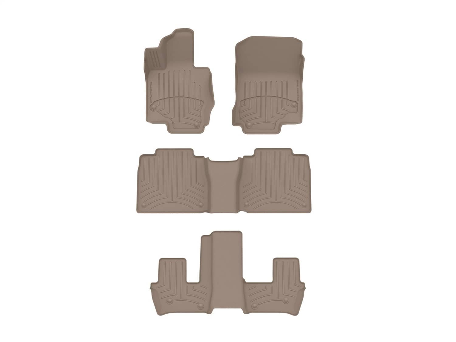 Weathertech - 4515331-451595-3-4IM - Front Rear and Third Row - Floor Mat Set