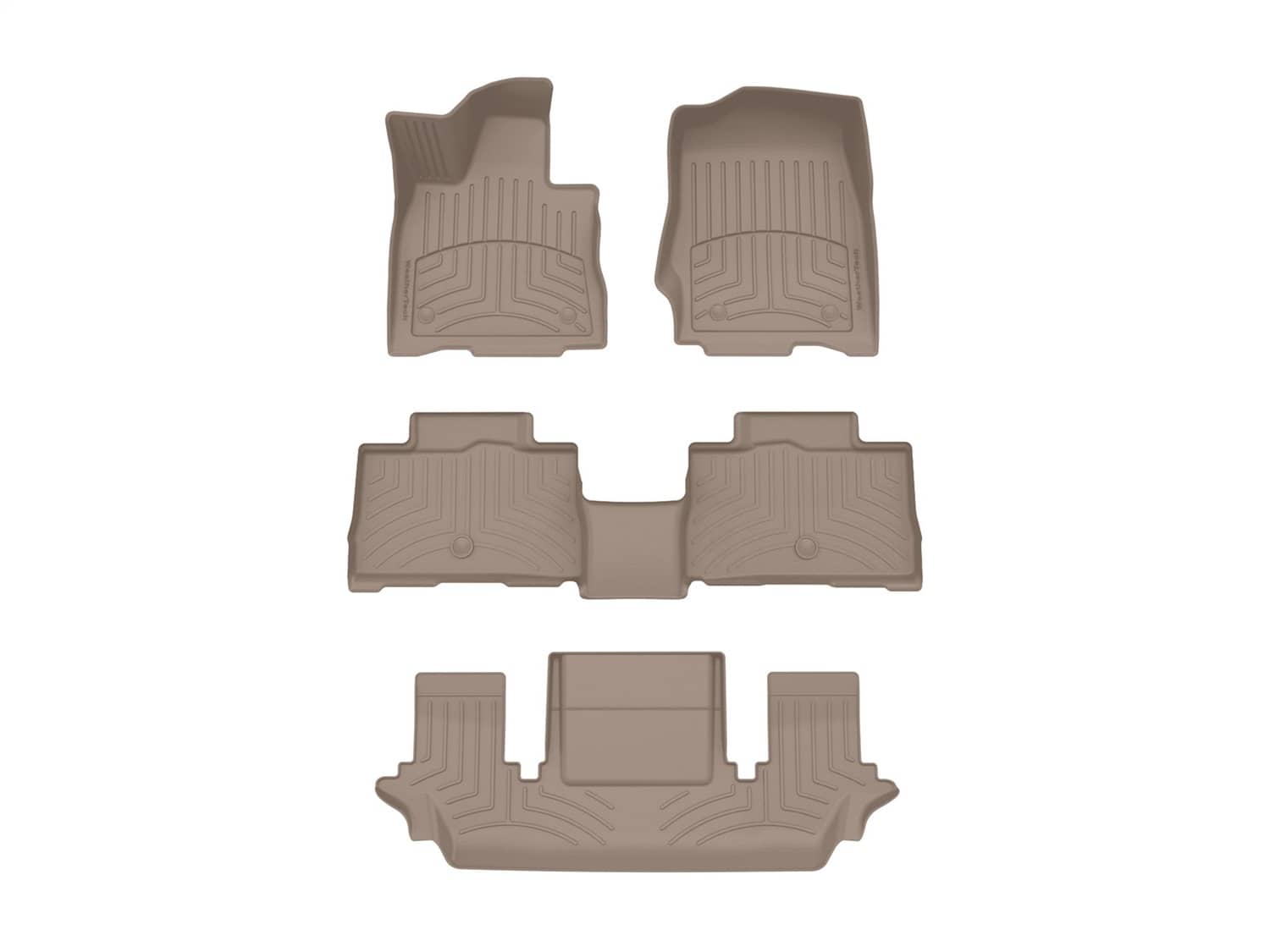 Weathertech - 451576-1-2-3IM - Front Rear and Third Row - Floor Mat Set