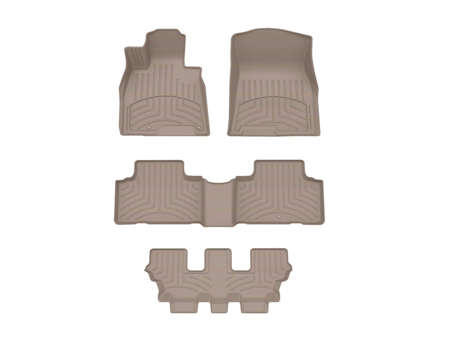 Weathertech - 451621-1-2-3IM - Front Rear and Third Row - Floor Mat Set