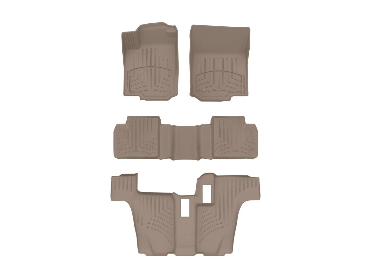 Weathertech - 45401-1-2-3IM - Front Rear and Third Row - Floor Mat Set