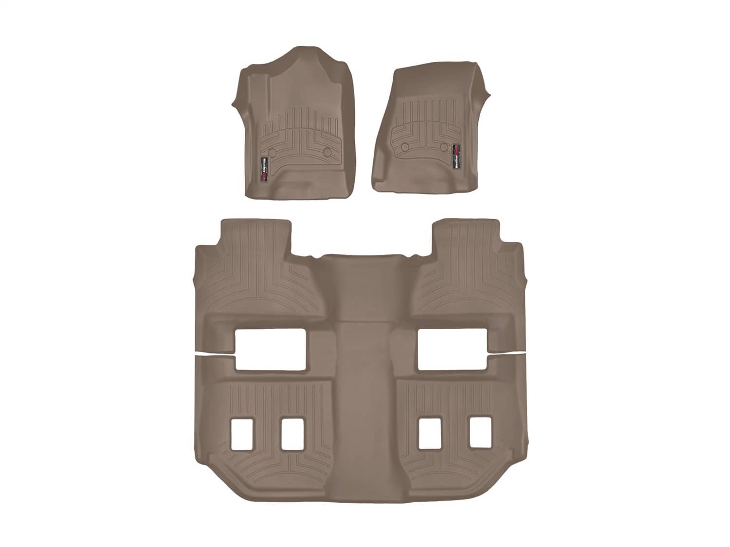 Weathertech - 45607-1-3 - Front Rear and Third Row - Floor Mat Set