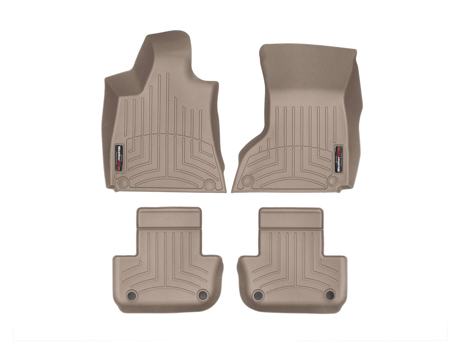 Weathertech - 458821-455653 - Front and Rear - Floor Mat Set