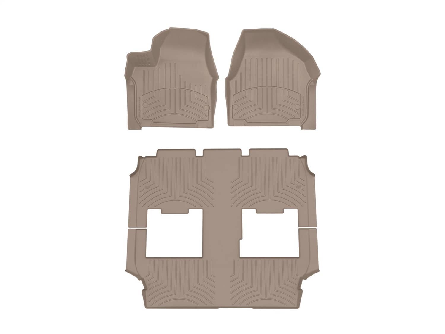 Weathertech - 45945-1-3IM - Front Rear and Third Row - Floor Mat Set