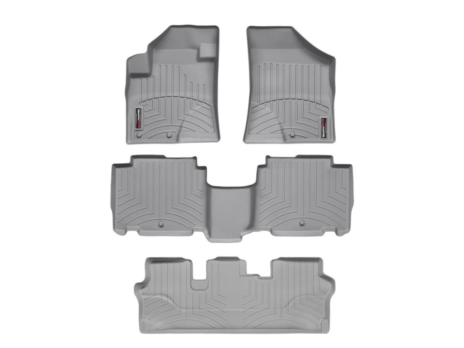 Weathertech - 46159-1-2-3 - Front Rear and Third Row - Floor Mat Set