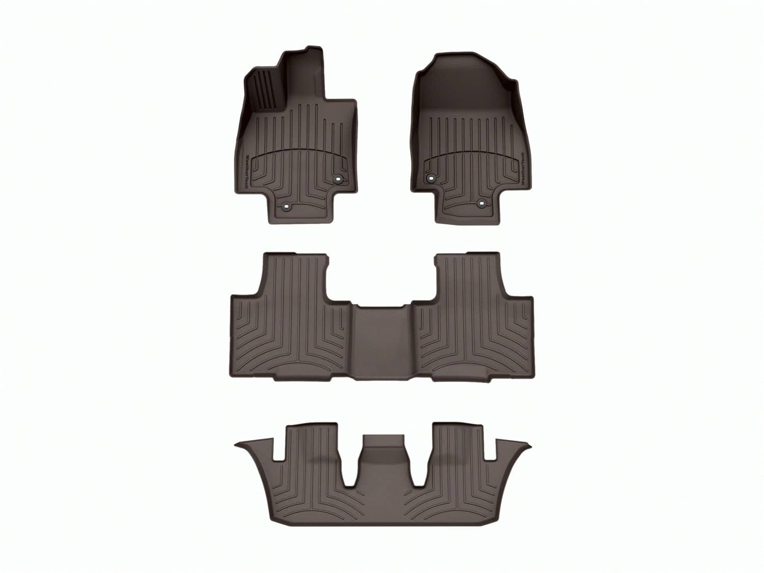 Weathertech - 471827-1-4-3IM - Front Rear and Third Row - Floor Mat Set
