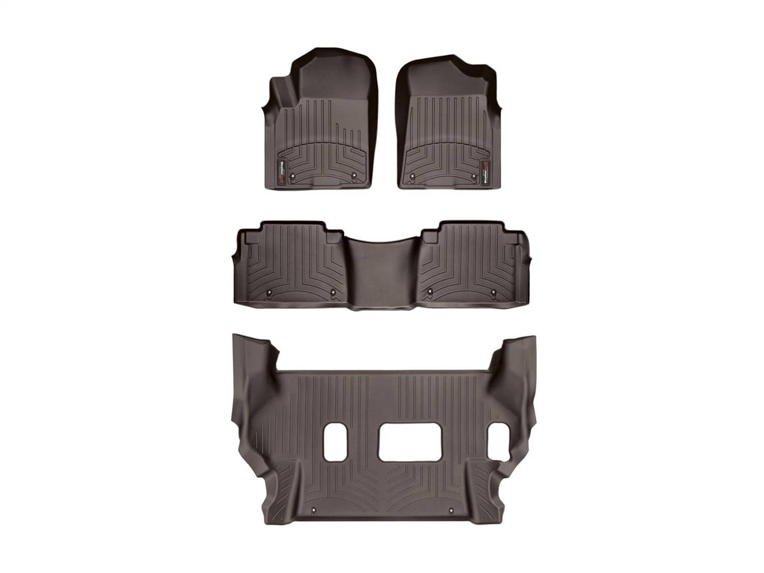 Weathertech - 47336-1-2-479562 - Front Rear and Third Row - Floor Mat Set