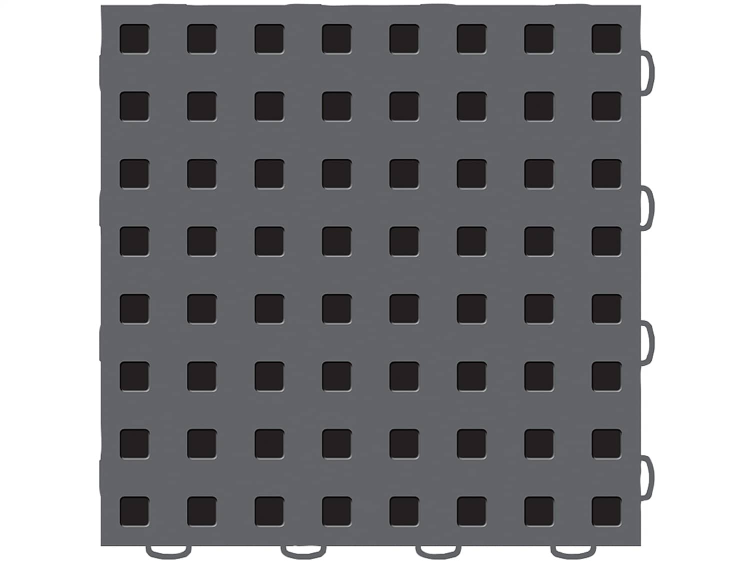 Weathertech - 51T1212 DG-BK - Interlocking Garage Floor Tiles
