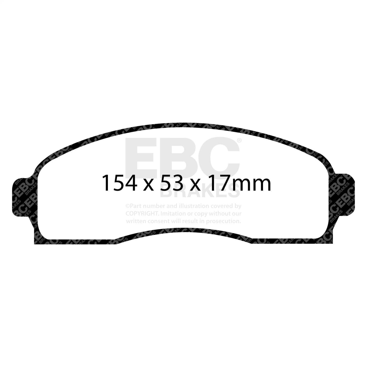 EBC Brakes - DP61617 - Disc Brake Pad