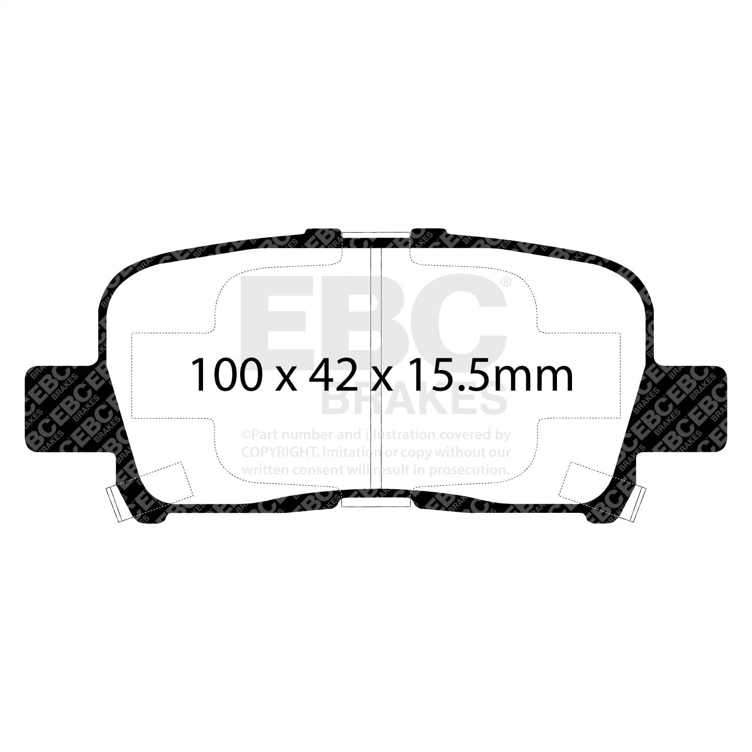 EBC Brakes - DP61662 - Disc Brake Pad