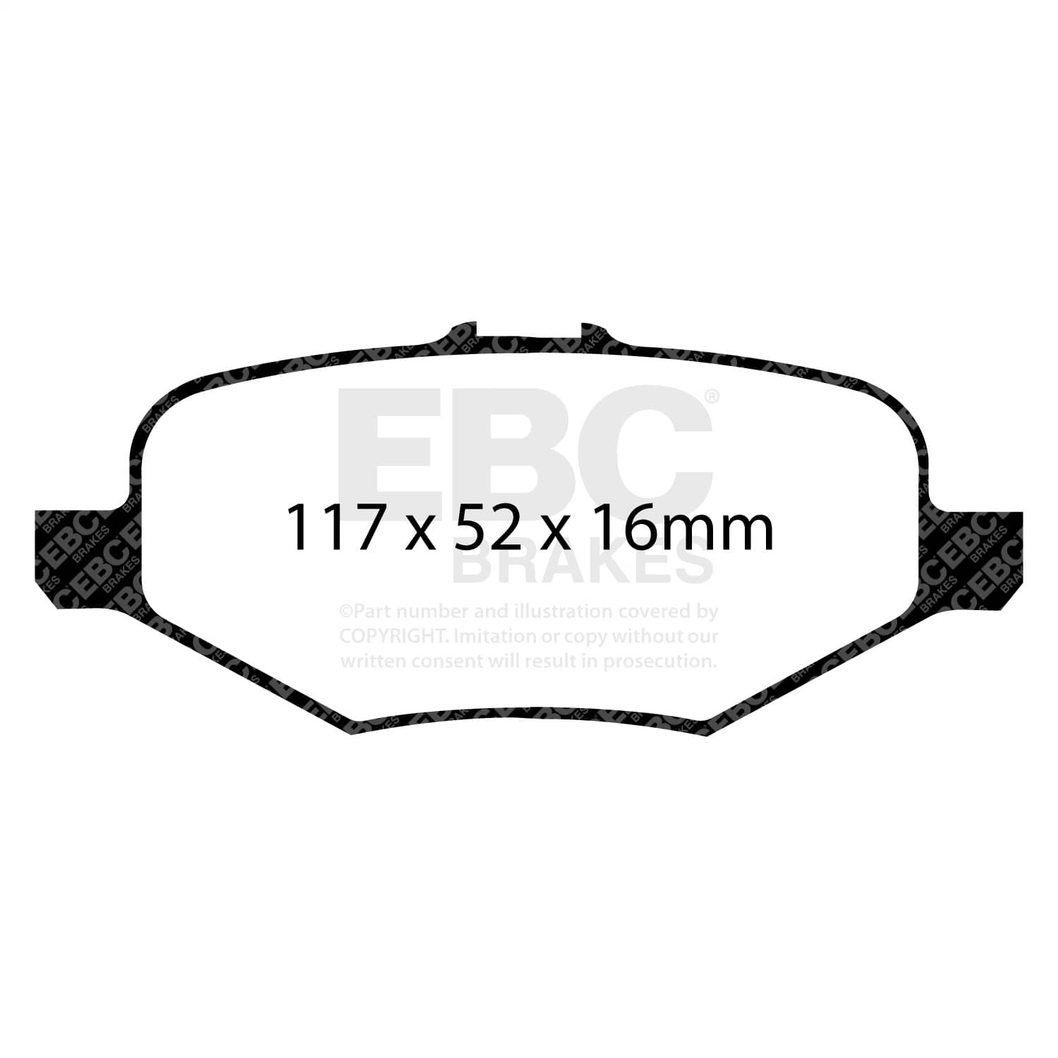 EBC Brakes - DP31887C - Disc Brake Pad
