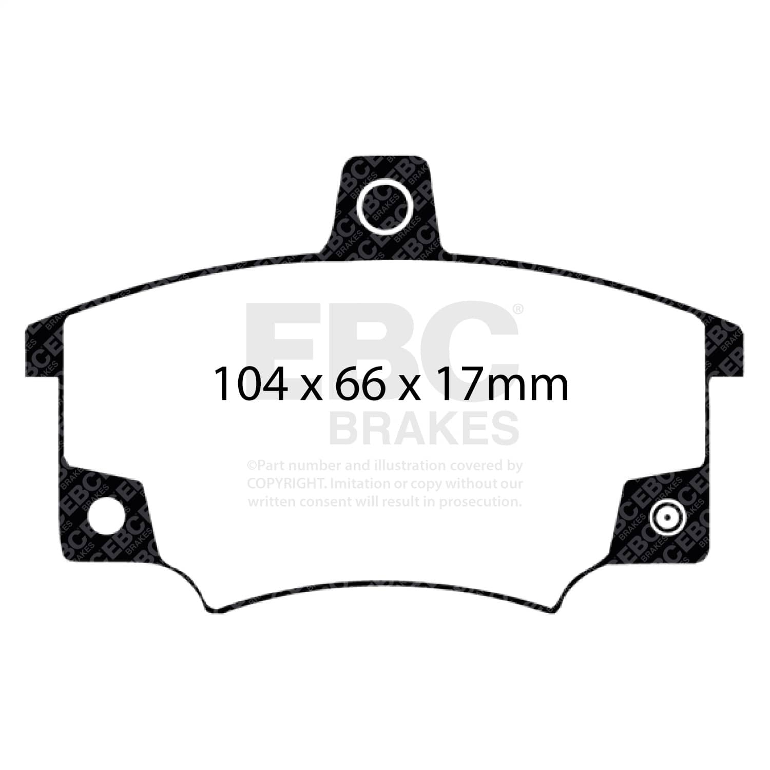 EBC Brakes - S11KF1515 - Front - Disc Brake Pad and Rotor Kit