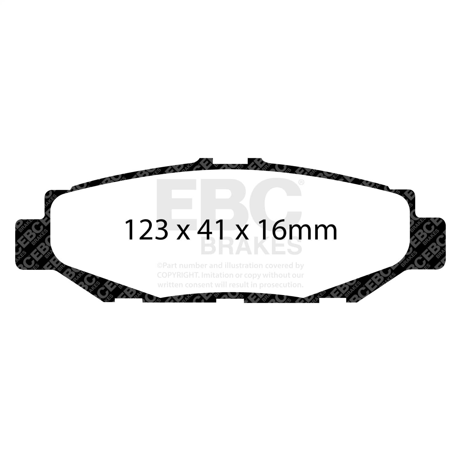 EBC Brakes - DP4848R - Disc Brake Pad