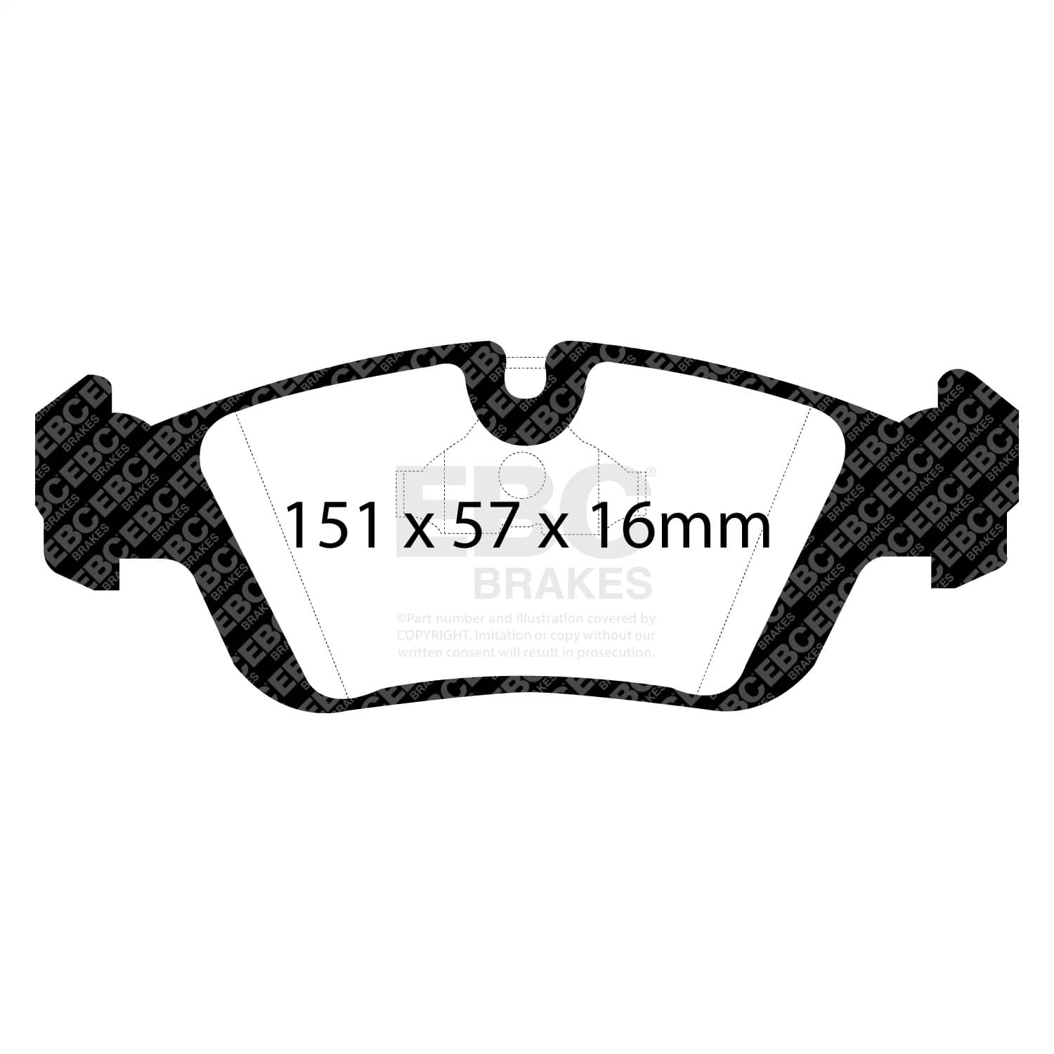 EBC Brakes - UD558 - Disc Brake Pad