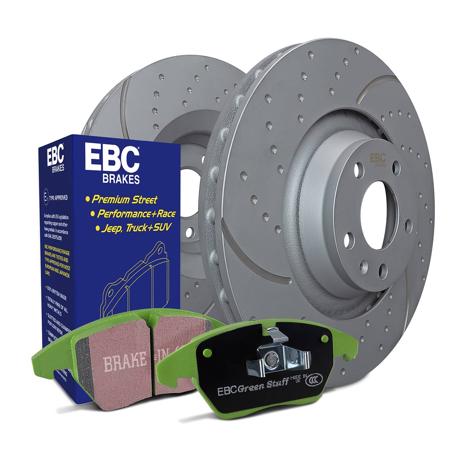 EBC Brakes - S10KF1349 - Front - Disc Brake Pad and Rotor Kit
