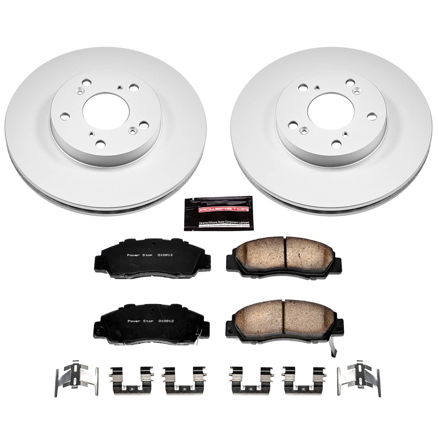 Power Stop - CRK1041 - Front - Disc Brake Pad and Rotor Kit