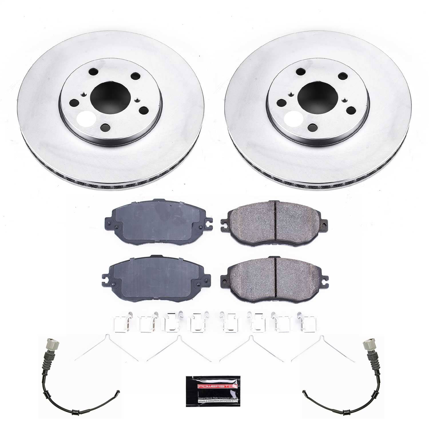 Power Stop - CRK1075 - Front - Disc Brake Pad and Rotor Kit