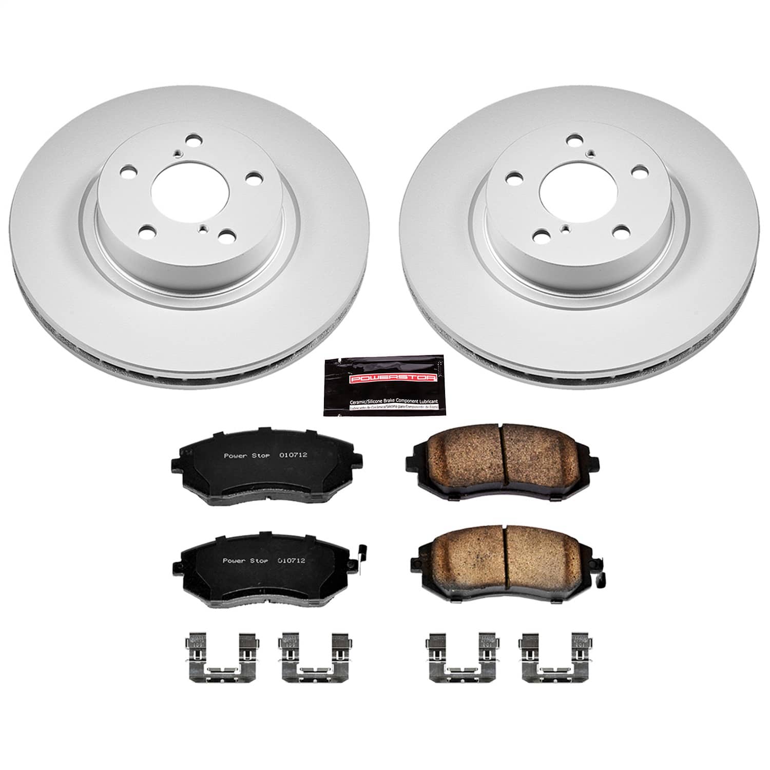Power Stop - CRK1124 - Front - Disc Brake Pad and Rotor Kit