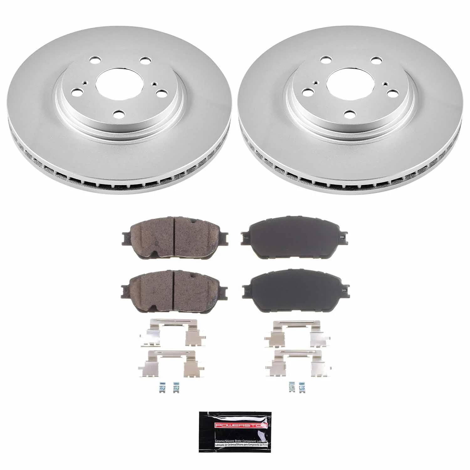 Power Stop - CRK1141 - Front - Disc Brake Pad and Rotor Kit