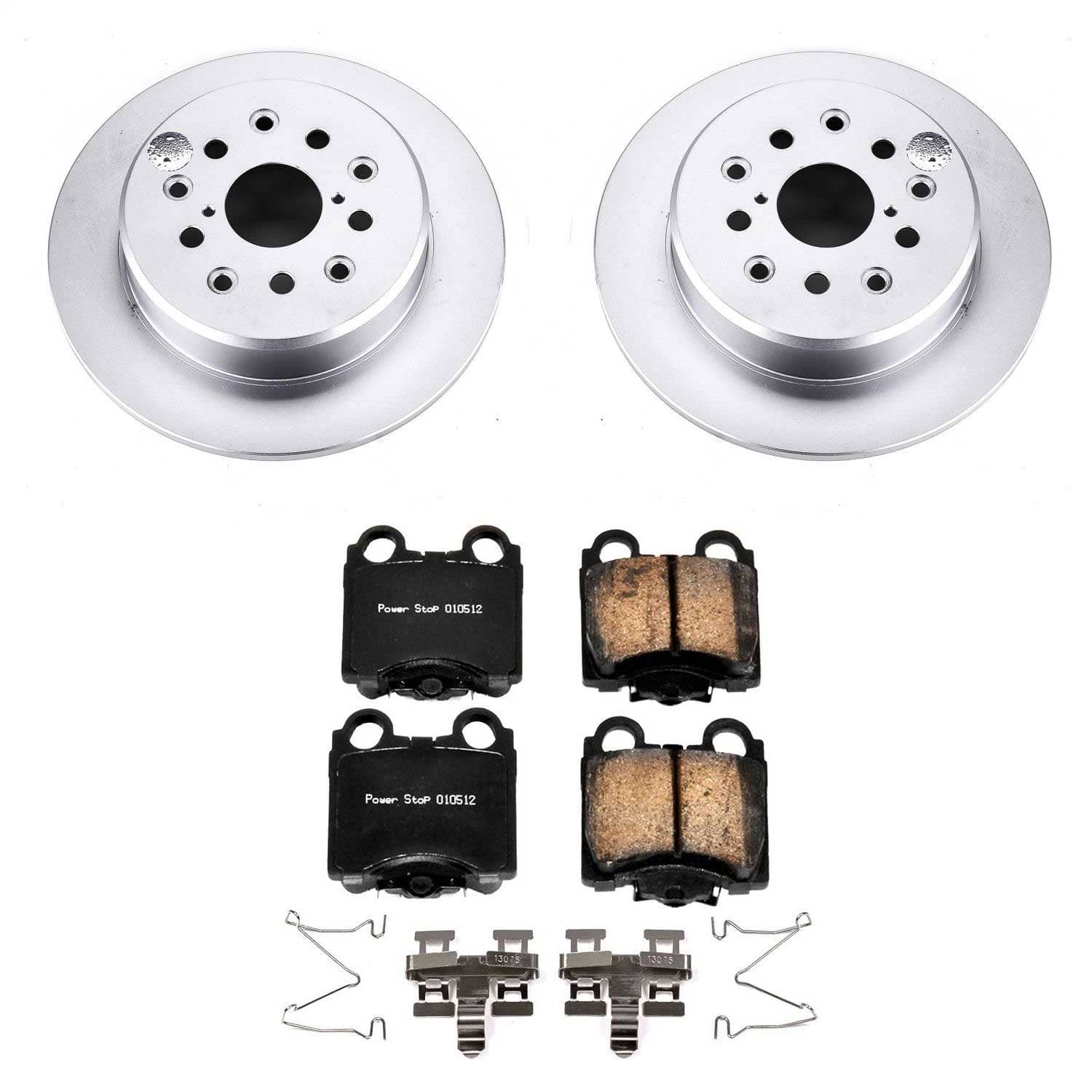 Power Stop - CRK1149 - Rear - Disc Brake Pad and Rotor Kit