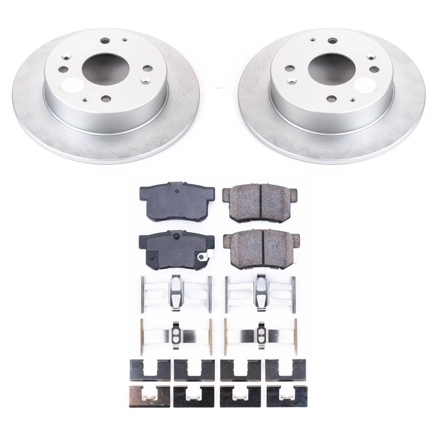 Power Stop - CRK1244 - Rear - Disc Brake Pad and Rotor Kit