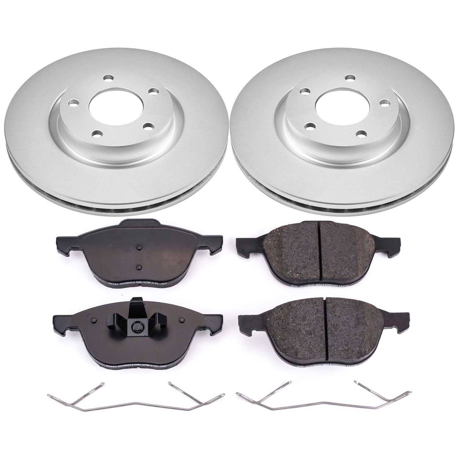 Power Stop - CRK125 - Front - Disc Brake Pad and Rotor Kit