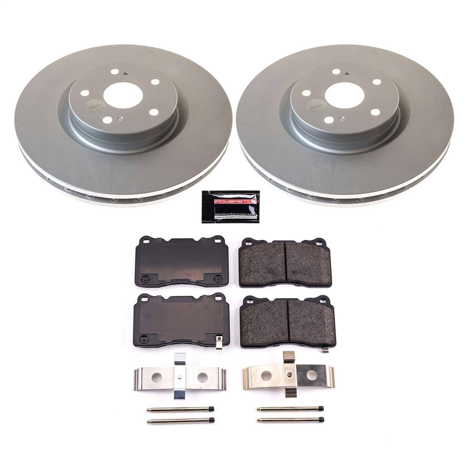 Power Stop - CRK131 - Front - Disc Brake Pad and Rotor Kit